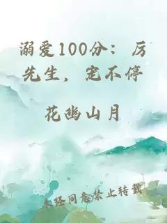 溺爱100分：厉先生，宠不停