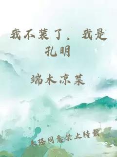 我不装了，我是孔明