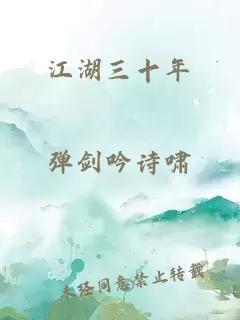 江湖三十年